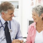 doctor with patient representing recruiting top healthcare candidates